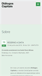 Mobile Screenshot of dialogoscapitais.com.br